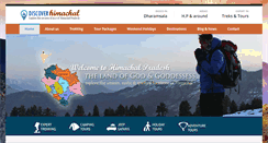 Desktop Screenshot of discoverhimachal.com